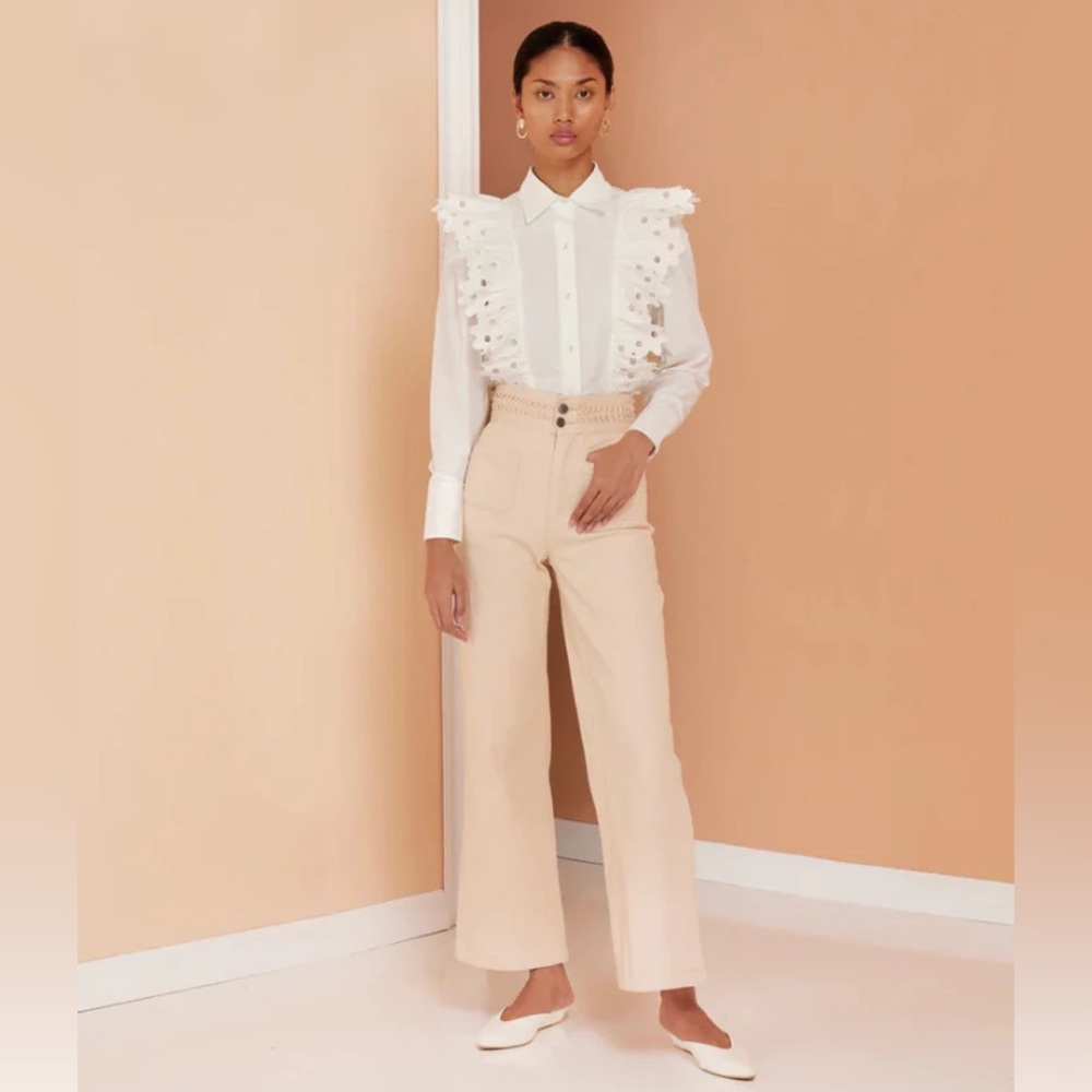 MAGALI PASCAL Birkin Jeans in Peony Pink